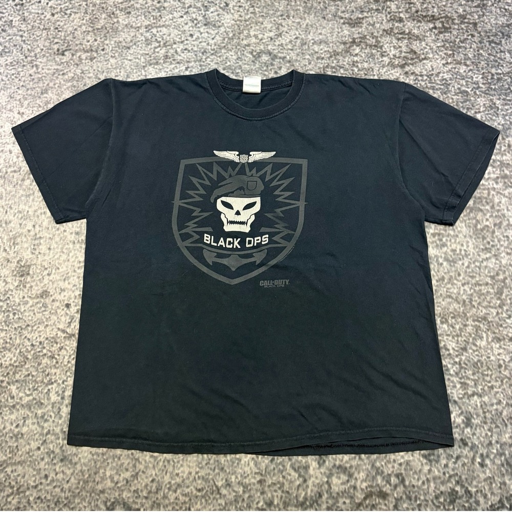 Vintage Call Of Duty Black Ops Promo T Shirt 2010 Mens XL Black Xbox Gamer